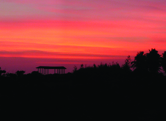 Oasis Beach Resort - Abendrot