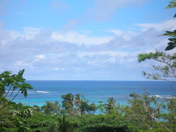 Der Ausblick vom Balkon