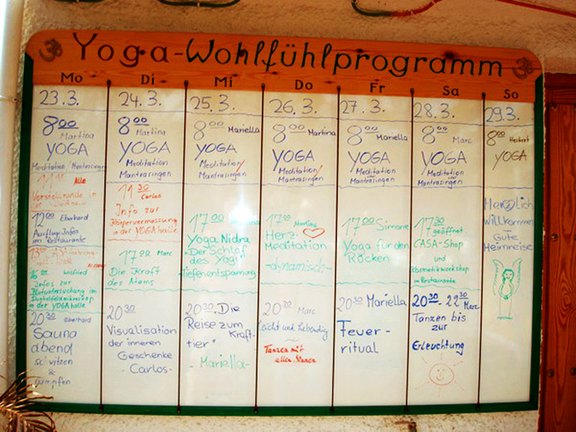 Casa El Morisco - Yogaprogramm